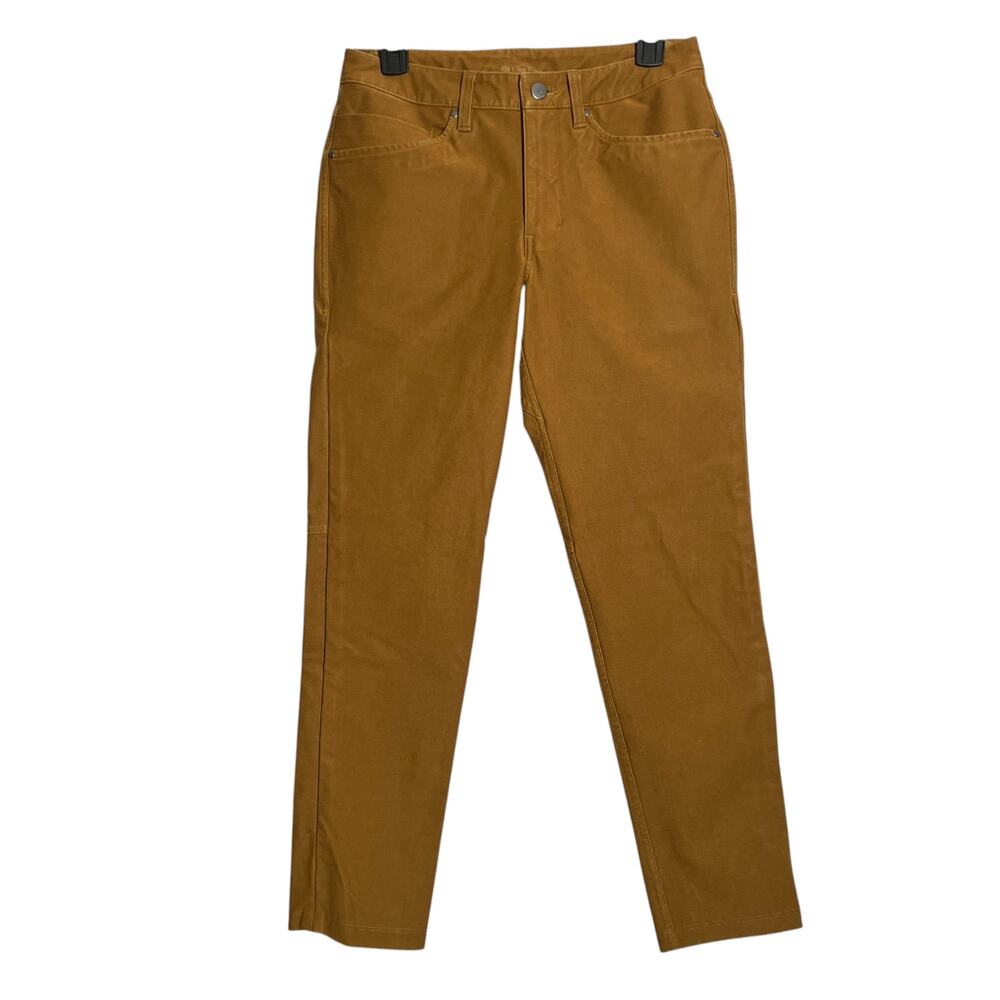 Lululemon ABC Slim-Fit Utilitech Pant MENS SIZE 28x28 Caramel Brown 5-Pocket